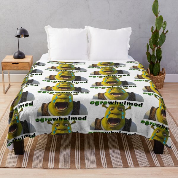 Item preview, "Ogre-Whelmed" Shrek Design With Cartoon Tears designed and sold by annabron.