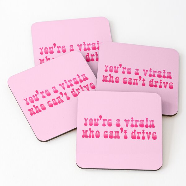 Item preview, Clueless quote "virgin who can't drive" designed and sold by thicker than  a sticker.