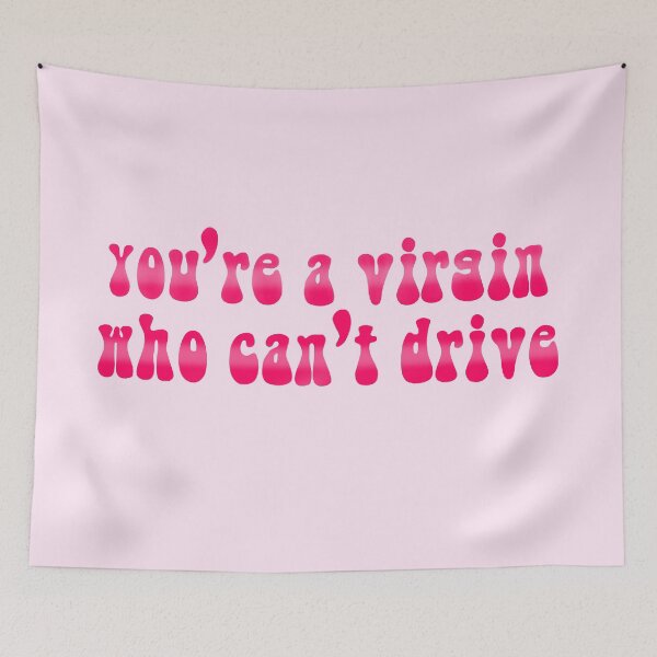 Item preview, Clueless quote "virgin who can't drive" designed and sold by thicker than  a sticker.