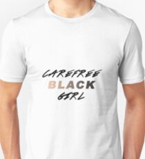 Carefree Black Girl Unisex T-Shirt
