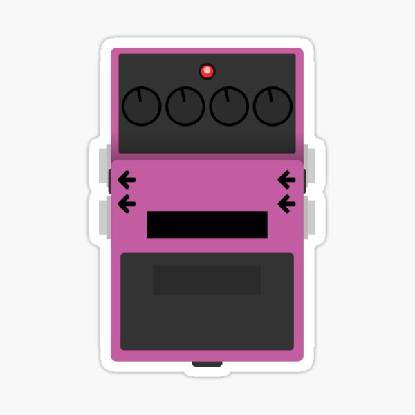 Flanger Pedal Sticker