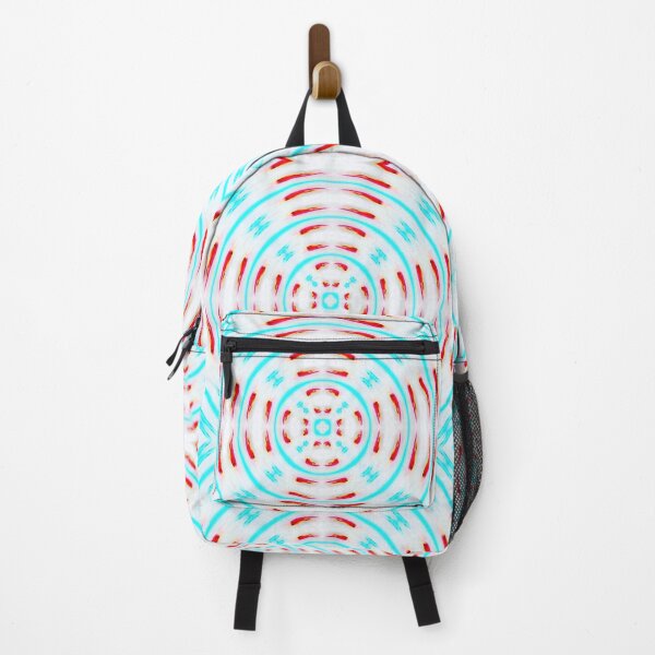 Item preview, Red and Aqua Target Pattern on White designed and sold by csturman.