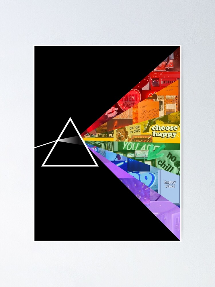 Pink Floyd - Dark Side Of The Moon album cassette design  Poster