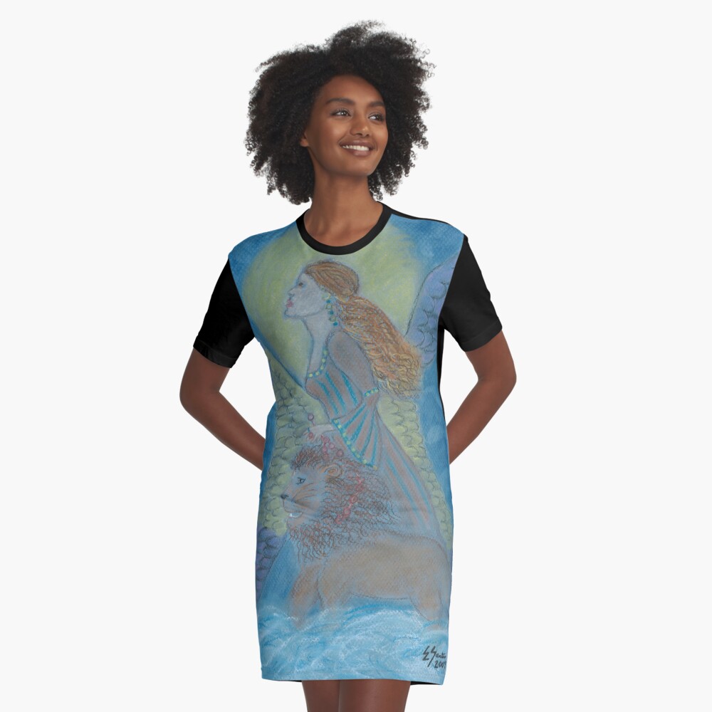Item preview, Graphic T-Shirt Dress designed and sold by anumani.