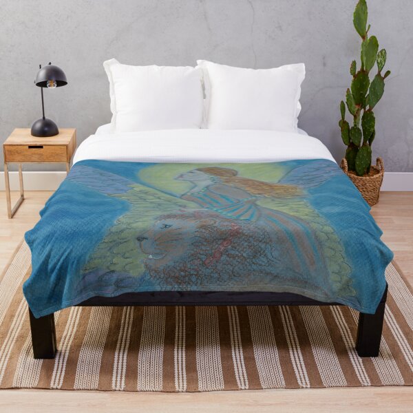La Gitana (Gypsy) Warrior Goddess Throw Blanket