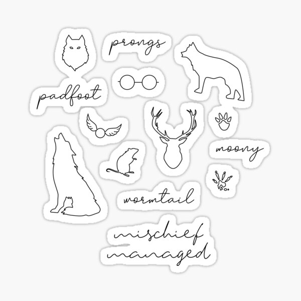 The Marauders Set Sticker