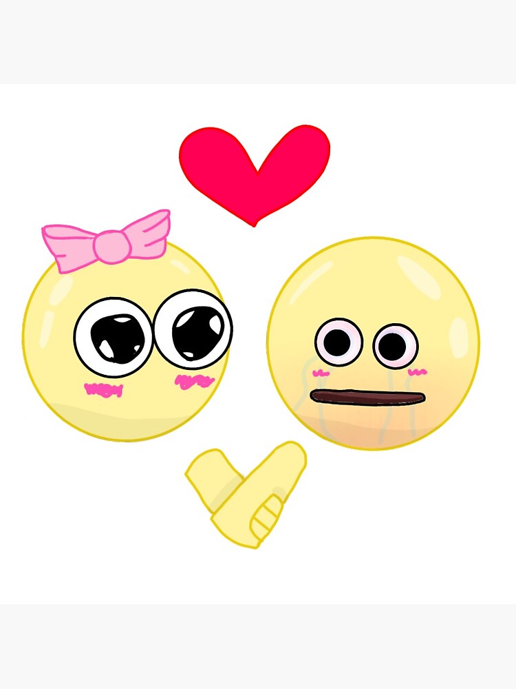 Cursed Emoji Holding Hands Postcard By Elizabethtwin Redbubble