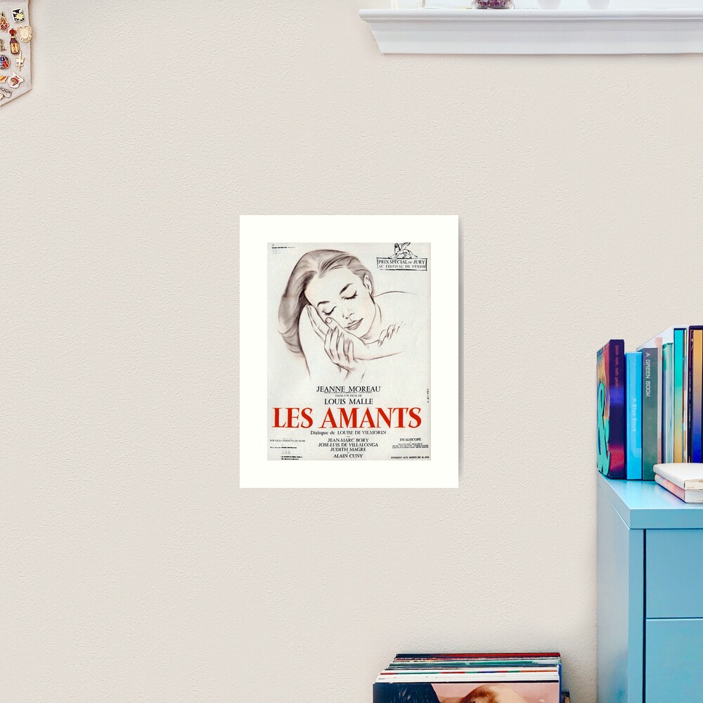 Les Amants (The Lovers) - Louis Malle - vintage French New Wave film  poster iPad Case & Skin for Sale by Angela Dell'Arte