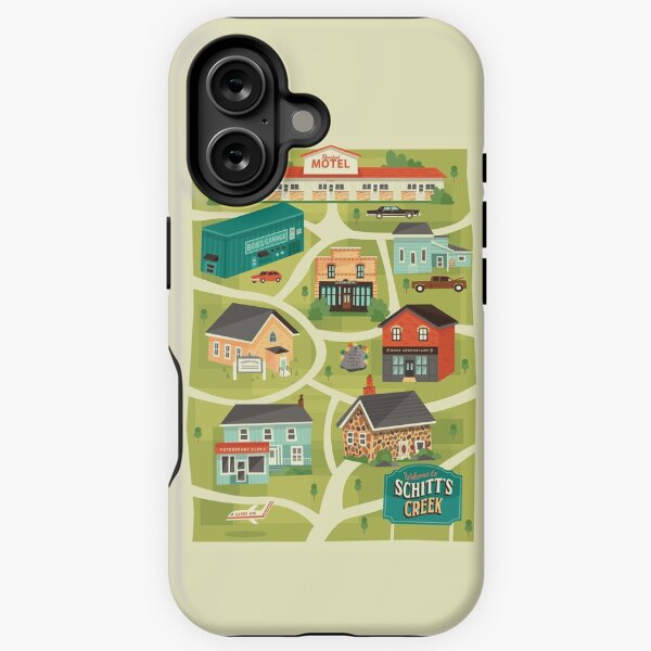 Schitt's Creek Town Map iPhone Tough Case