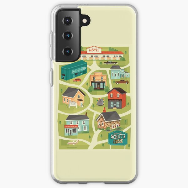 Schitt's Creek Town Map Samsung Galaxy Soft Case