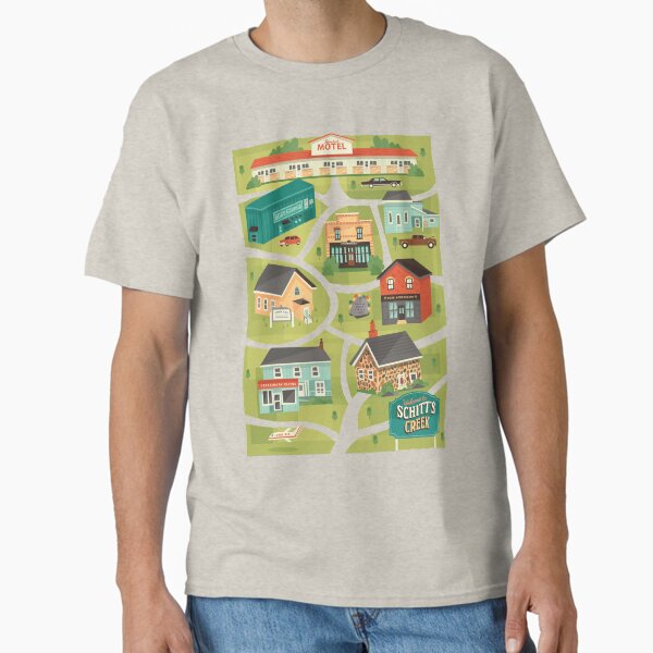 Item preview, Schitt's Creek Town Map designed and sold by Risa Rodil.