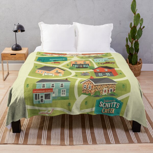 Item preview, Schitt's Creek Town Map designed and sold by Risa Rodil.