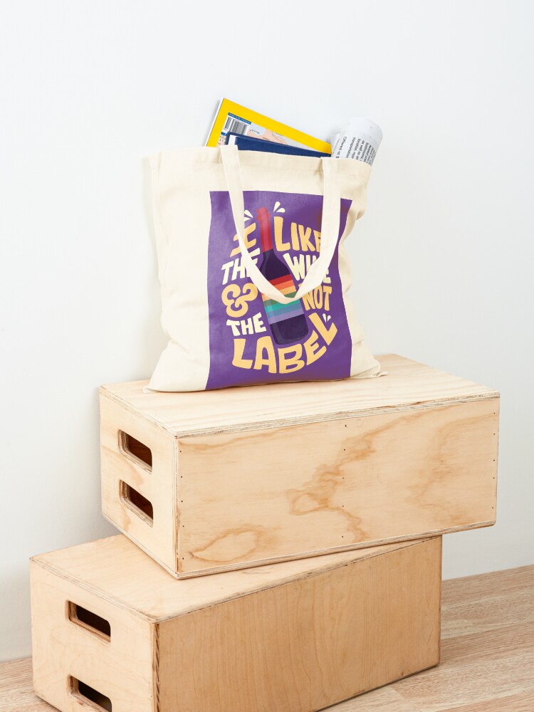 Alternate view of I like the wine Tote Bag