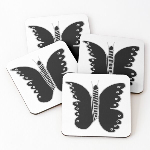 Item preview, Buttery-Flutterby B&W  designed and sold by KazM.
