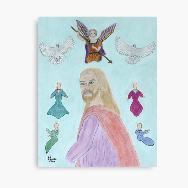 A Portrait of Jesus Canvas Print