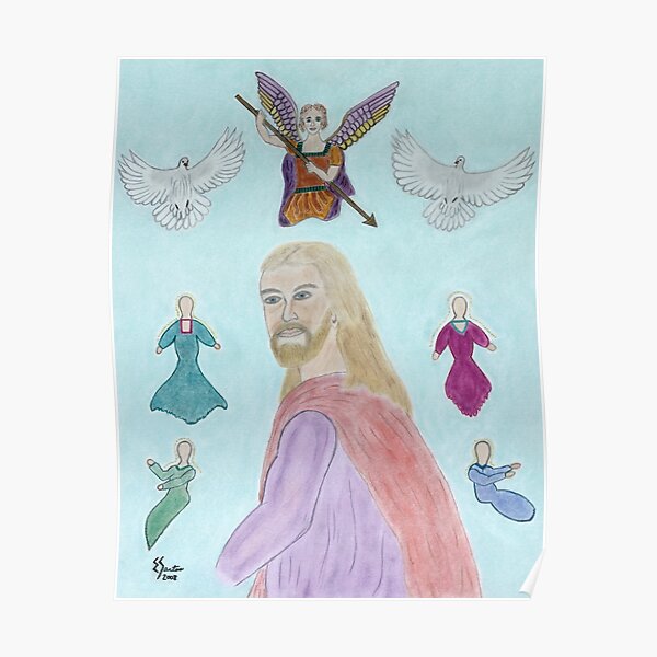 A Portrait of Jesus Poster