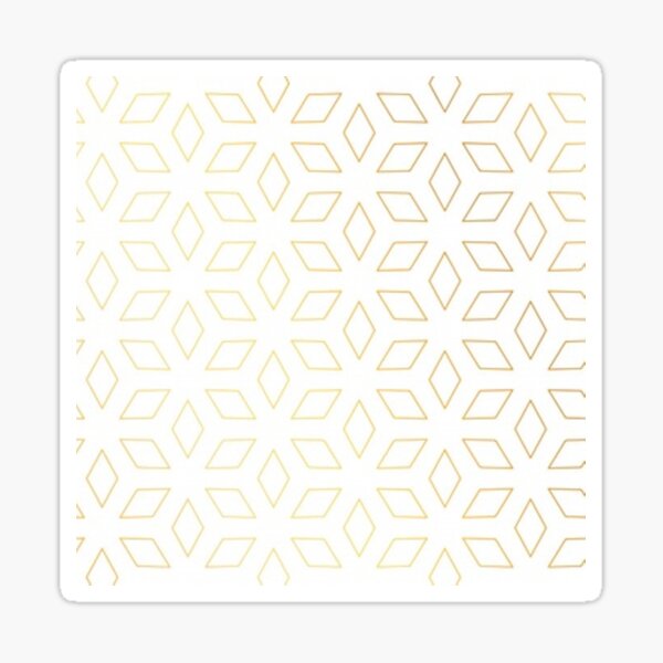 Parallelogram Geometric Pattern Sticker