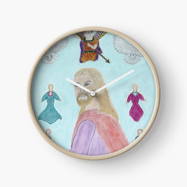 A Portrait of Jesus Clock