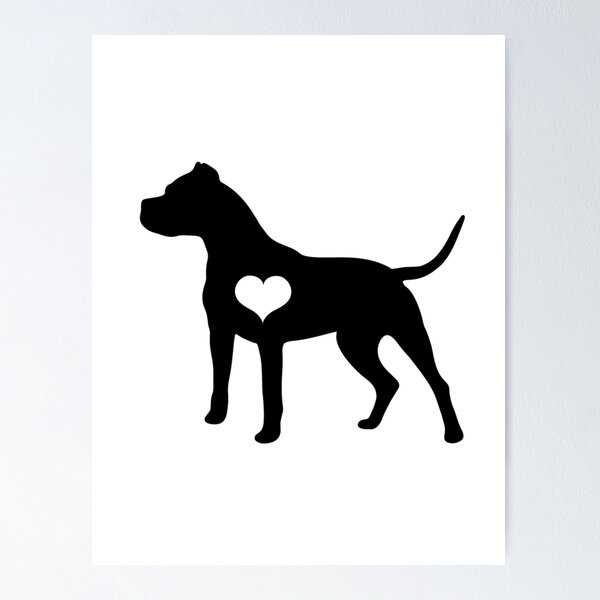 Item preview, Dogo argentino heart designed and sold by good vibes clothing.