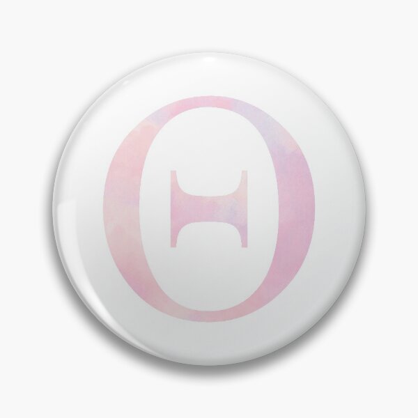 Item preview, THETA BLUSH GREEK LETTER designed and sold by Stickers by SoSrat.