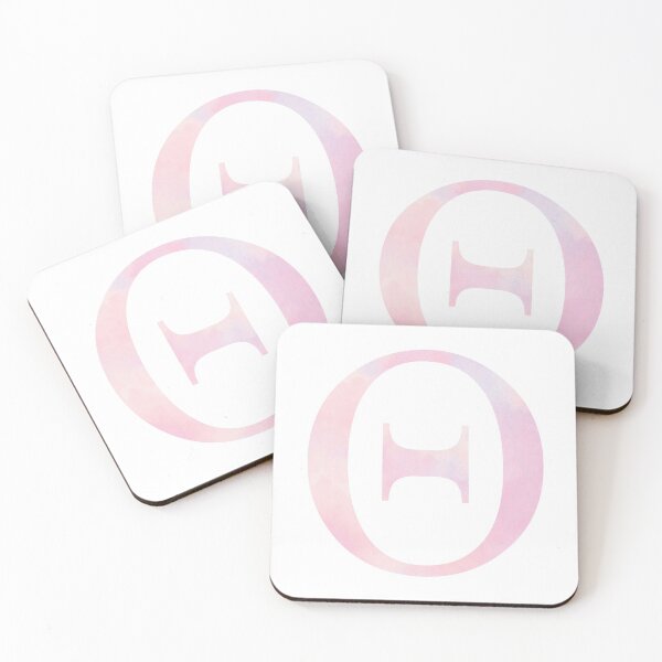 Item preview, THETA BLUSH GREEK LETTER designed and sold by Stickers by SoSrat.