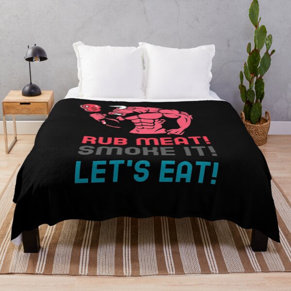 Item preview, Rub Meat Smoke It Lets Eat BBQ designed and sold by AndApArt.