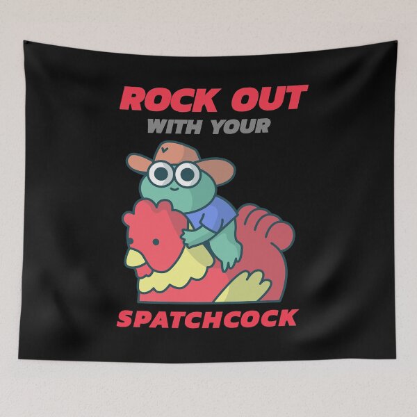 Item preview, Rock Out With Your Spatchcock BBQ designed and sold by AndApArt.