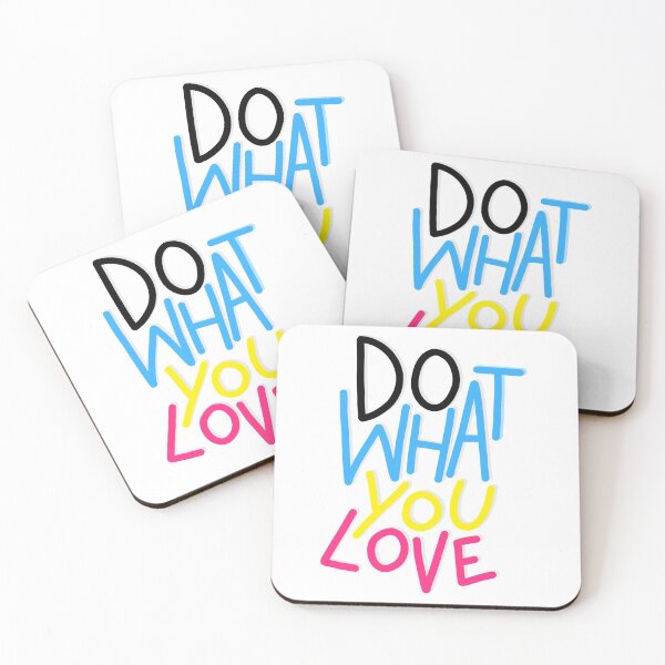 Item preview, do what you love white designed and sold by Julie Wakefield.
