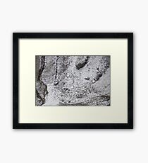 Falling Down Framed Print