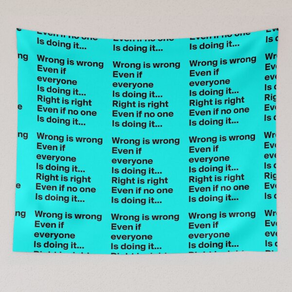 Item preview, WRONG IS WRONG  designed and sold by CCCREW.