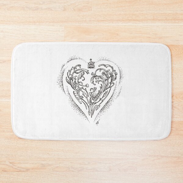 Item preview, Fantasy Heart Pen and Ink Drawing designed and sold by John N.  Stewart.