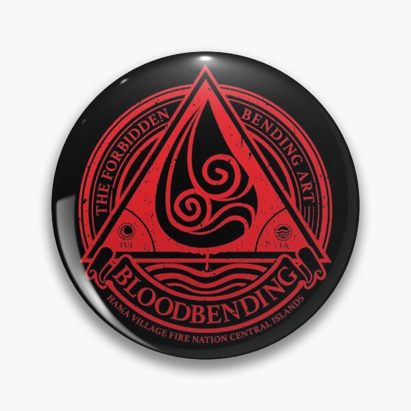 ATLA Bloodbending, Avatar The Last Airbender-Inspired Design Pin