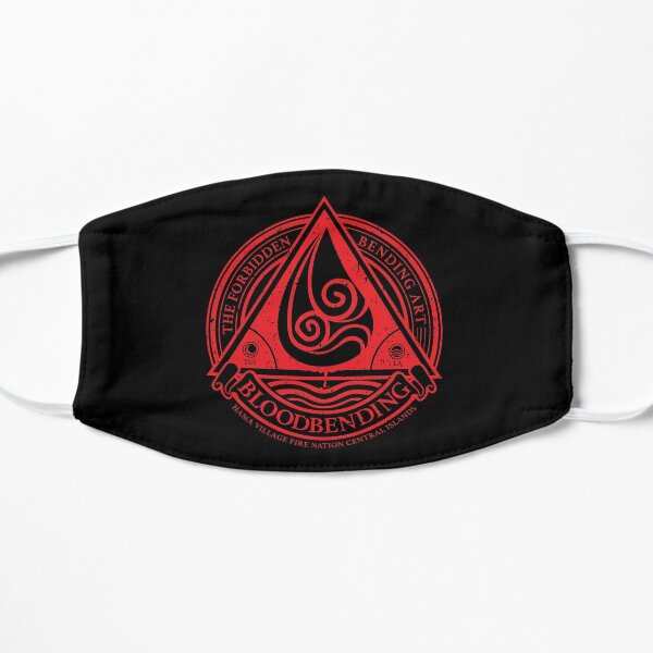 ATLA Bloodbending, Avatar The Last Airbender-Inspired Design Flat Mask