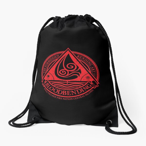 ATLA Bloodbending, Avatar The Last Airbender-Inspired Design Drawstring Bag