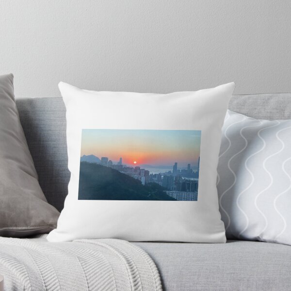 Item preview, Red sun going down the sea level in Hong Kong designed and sold by CreativityRoams.