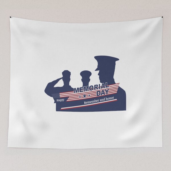 Item preview, happy memorial day remember and honer T-Shirt designed and sold by bestdesigns2020.