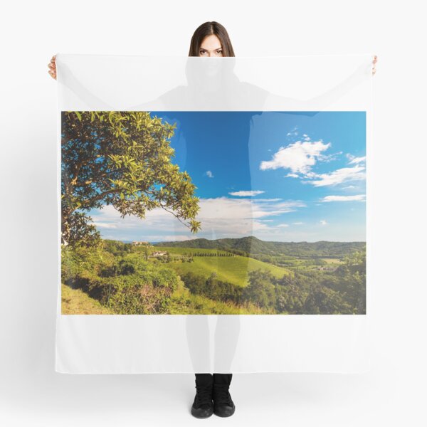 The beautiful vineyard of Collio, Friuli-Venezia Giulia, Italy Scarf