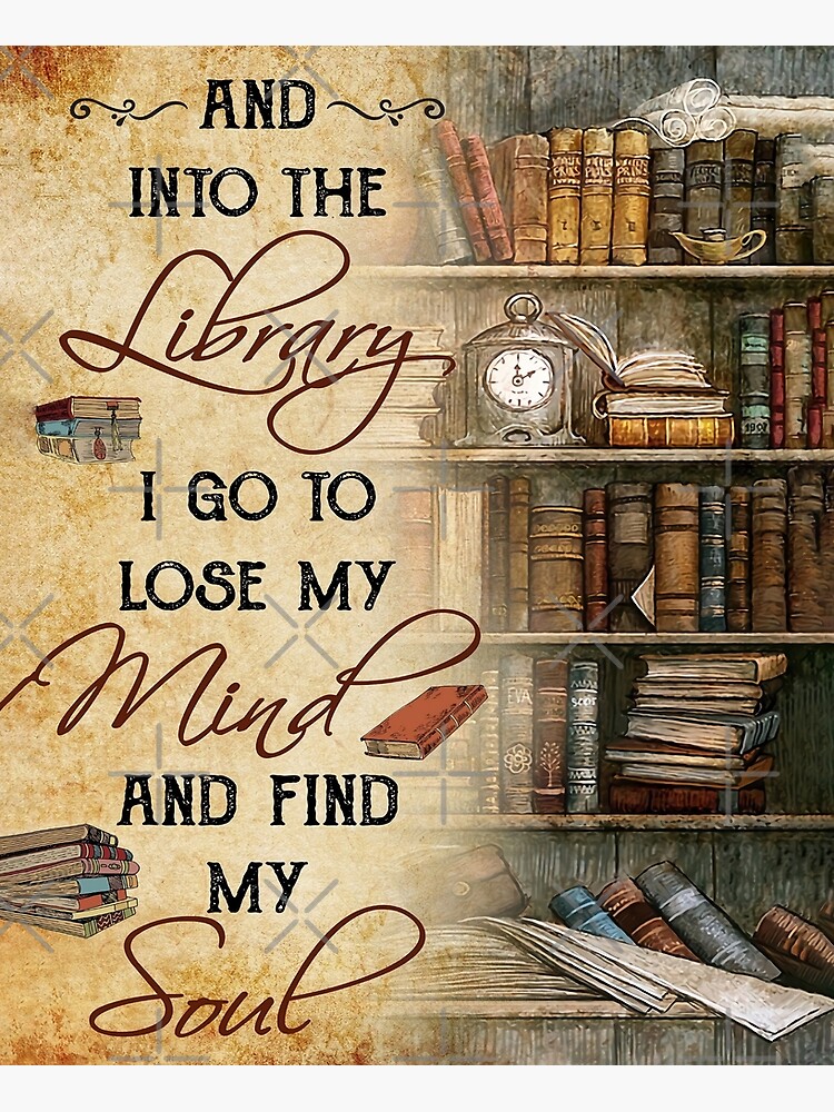 I go to library