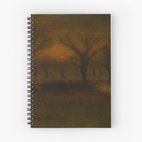 Item preview, George Inness - Sunrise in the Apple Orchard designed and sold by ArtExpression.