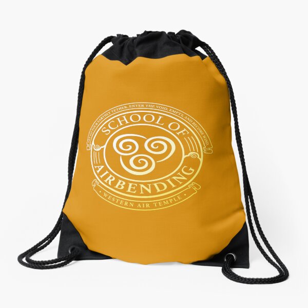 ATLA School of Abending: Avatar Inspired-Design Drawstring Bag