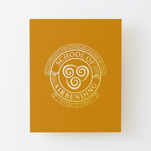 Avatar School of Airbending, Avatar-Inspired Design Wood Mounted Print