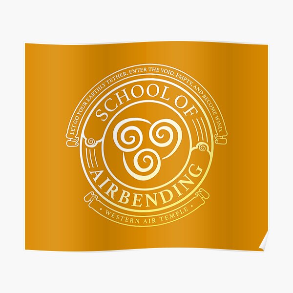 Avatar School of Airbending, Avatar-Inspired Design Poster