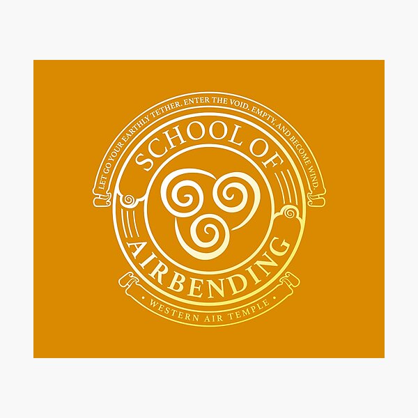 Avatar School of Airbending, Avatar-Inspired Design Photographic Print