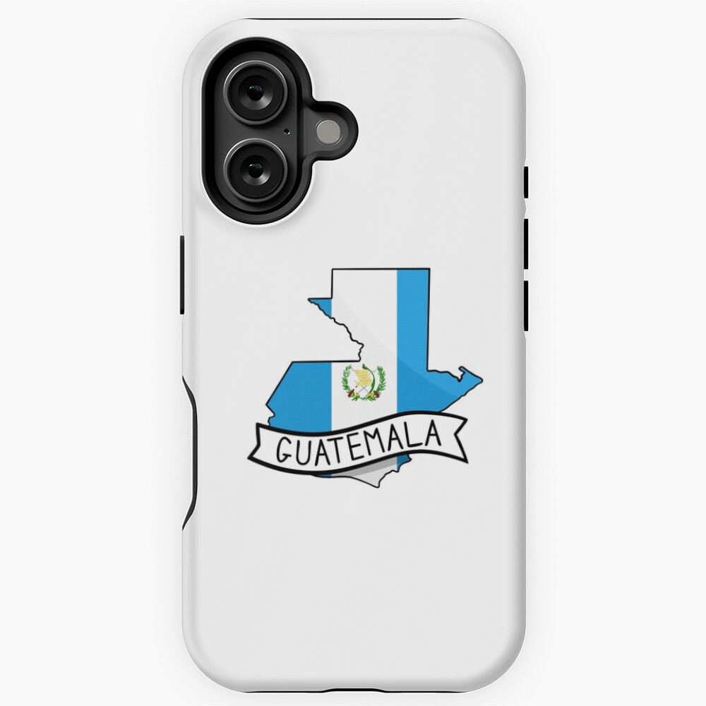 Guatemala Flag Map Sticker Sticker