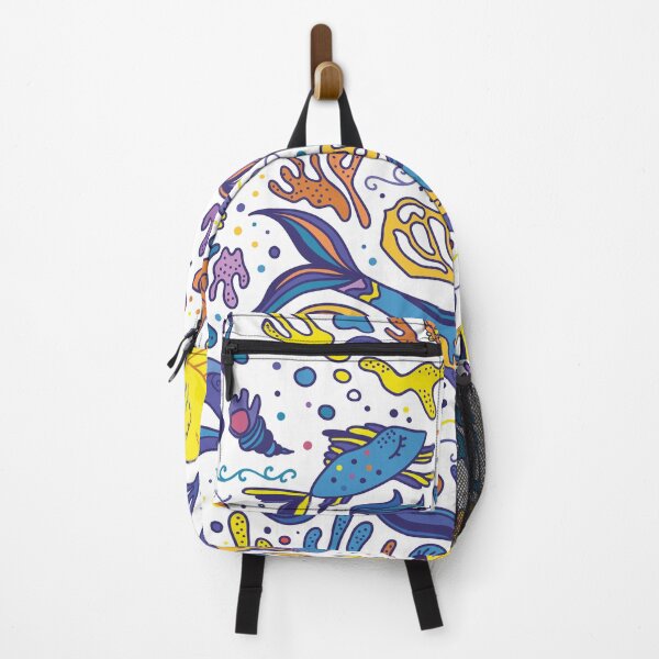 Item preview, Bright Sea Pattern - Sea Doodle drawing designed and sold by mayankdozdesign.