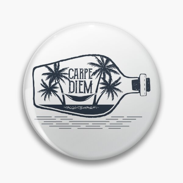 Item preview, Hammock In Bottle. Carpe Diem. Motivational Qoute. Double Exposure Style designed and sold by Sloth Astronaut.