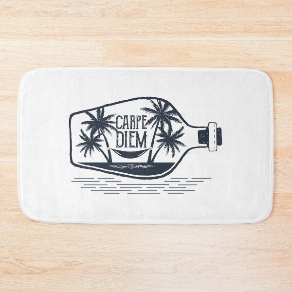 Item preview, Hammock In Bottle. Carpe Diem. Motivational Qoute. Double Exposure Style designed and sold by Sloth Astronaut.