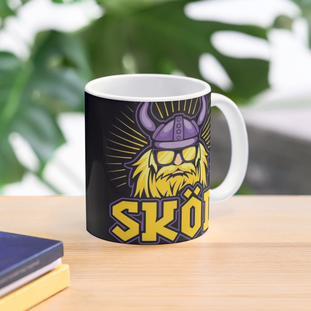 Minnesota Vikings Skol Helmet Coffee Mug for Sale by originalnickb