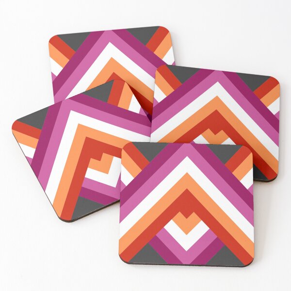Item preview, Lesbian Flag Pride Chevron designed and sold by sammi-ts.