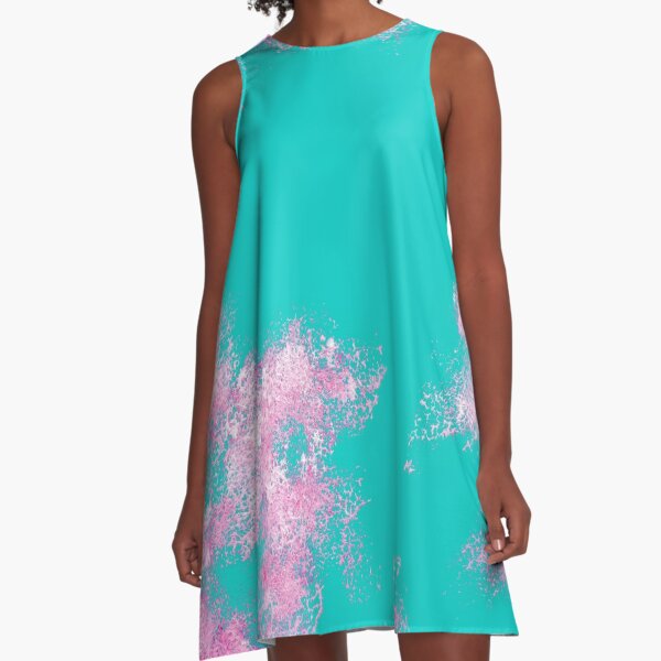 Caduceus's Green Beetle Breastplate A-Line Dress